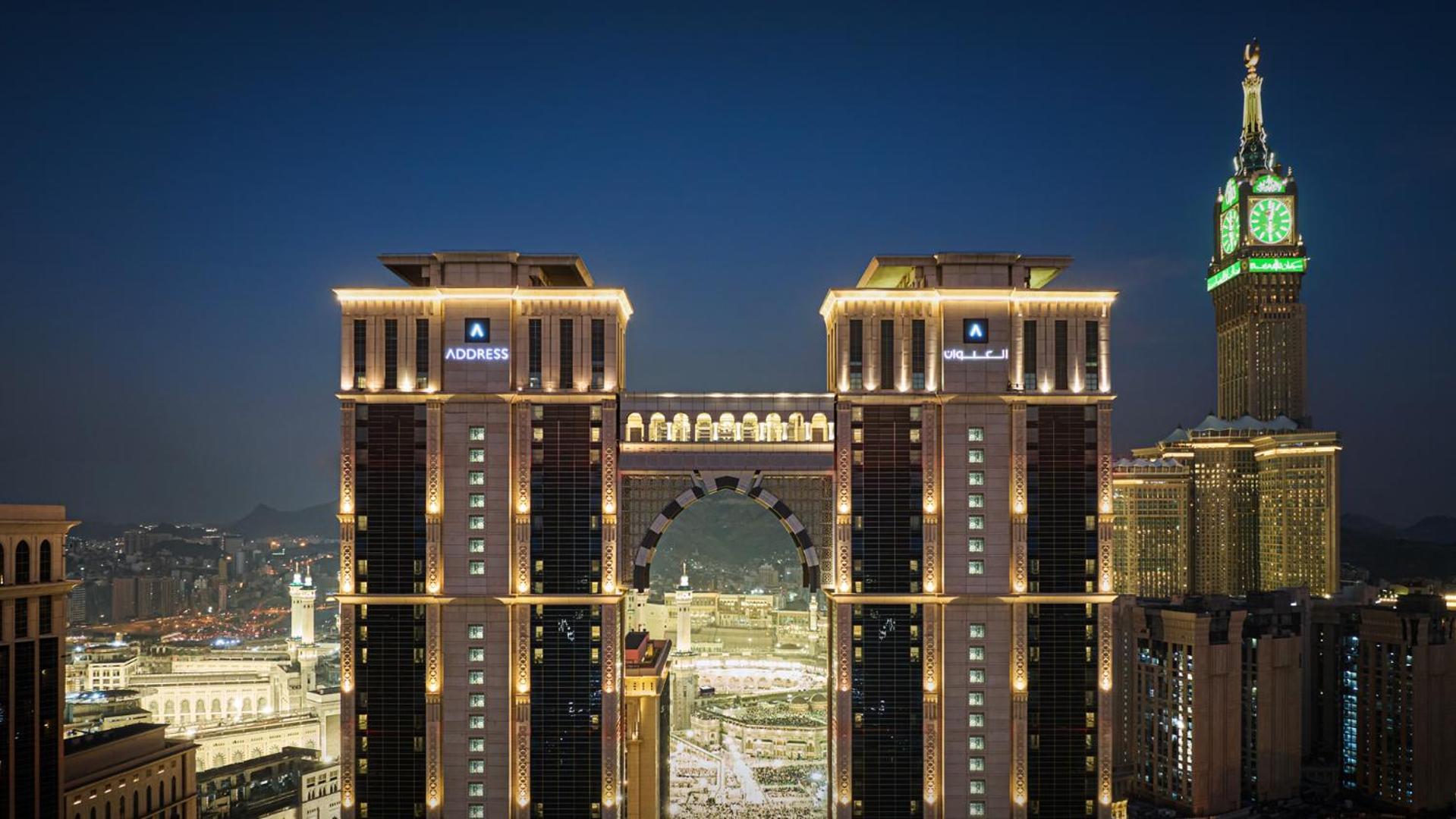 Address Jabal Omar Makkah Lejlighedshotel Mekka Eksteriør billede The Abraj Al Bait Towers